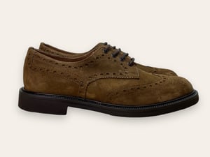 Image of Alfred chestnut suede by Brugnoli