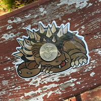 Image 2 of Sleepy & Spikey (Sticker)