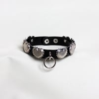 Image 1 of Spiked Heart Choker
