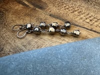 Image 1 of Pyrite and sterling silver earrings/ n15