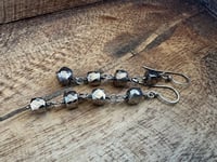 Image 6 of Pyrite and sterling silver earrings/ n15