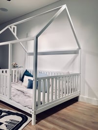 Image 1 of California KING Size 72x84 inches kids' bed with bed rails Teo Beds FREE SHIPPING