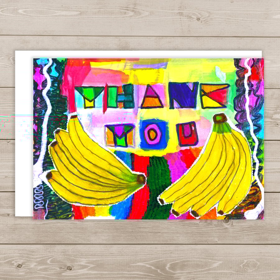 Image of Thank You Bunches note card