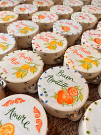 Image 6 of Bespoke Hand-Painted Tambourines for Weddings and Events