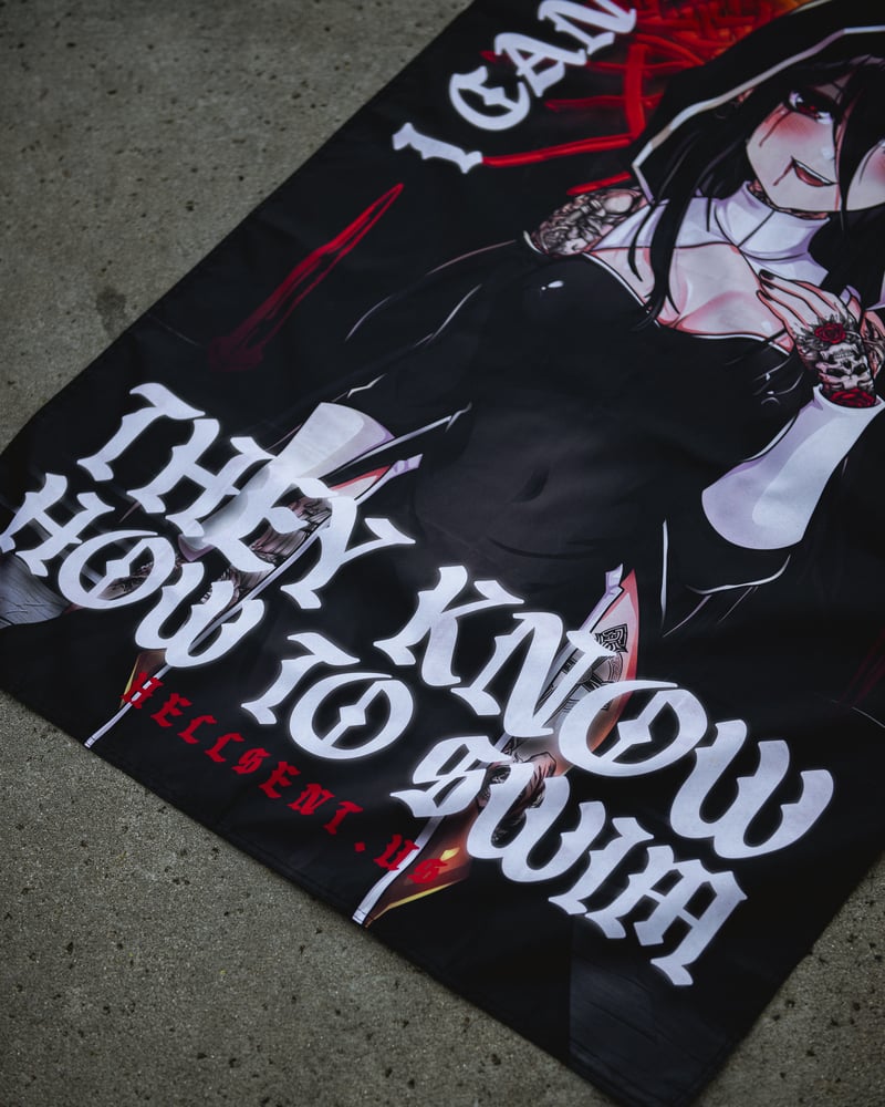 Image of Goth Nun X BMTH Flag