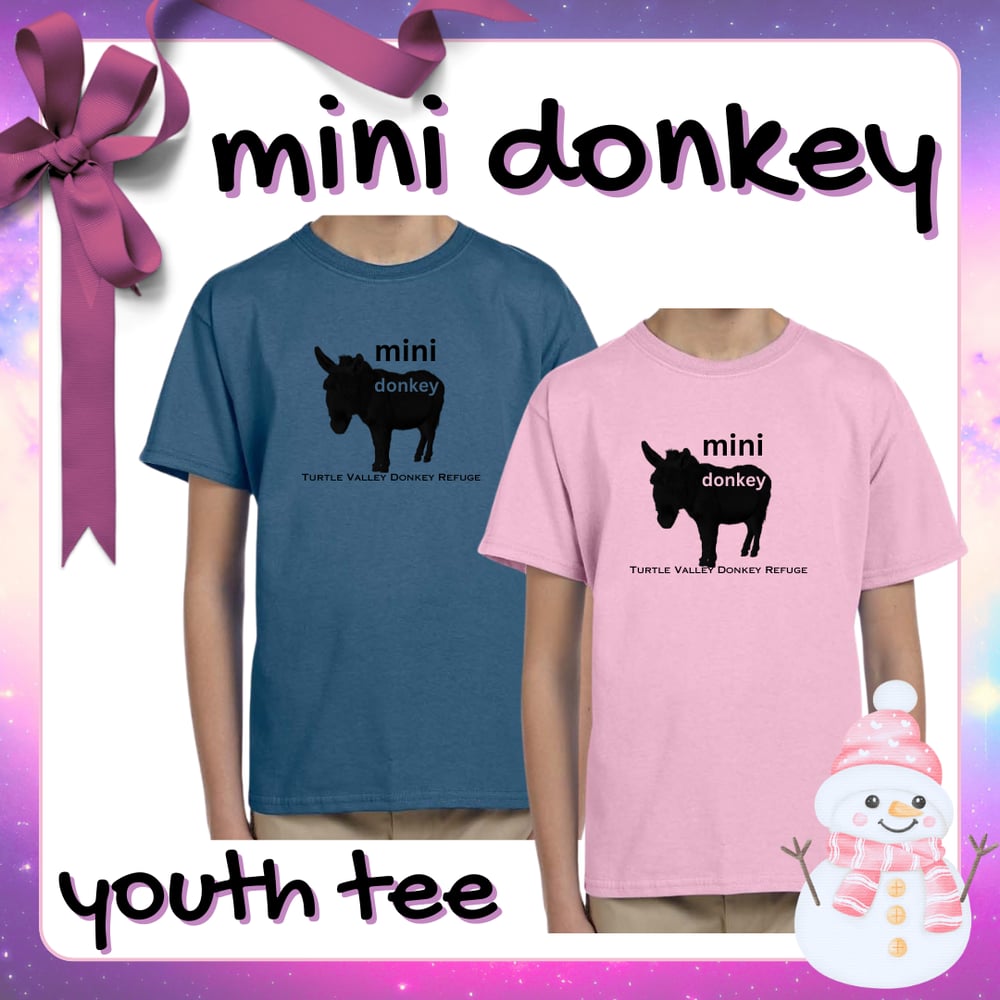 Image of youth tee - mini donkey