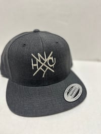 ORIGINAL NYHC New York Hardcore Snapback Hat Grey with Silver 