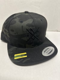 ORIGINAL NYHC New York Hardcore Snapback Hat Dark Camo with Black 