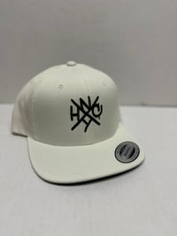 ORIGINAL NYHC New York Hardcore Snapback Hat White with Green