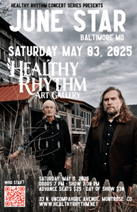 HRMS Presents "JUNE STAR :: LIVE AT HEALTHY RHYTHM"