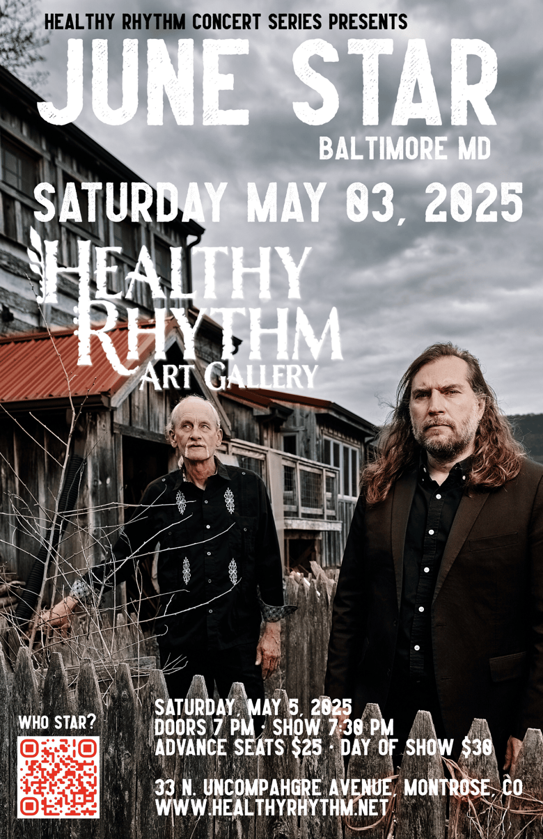 Image of HRMS Presents "JUNE STAR :: LIVE AT HEALTHY RHYTHM"