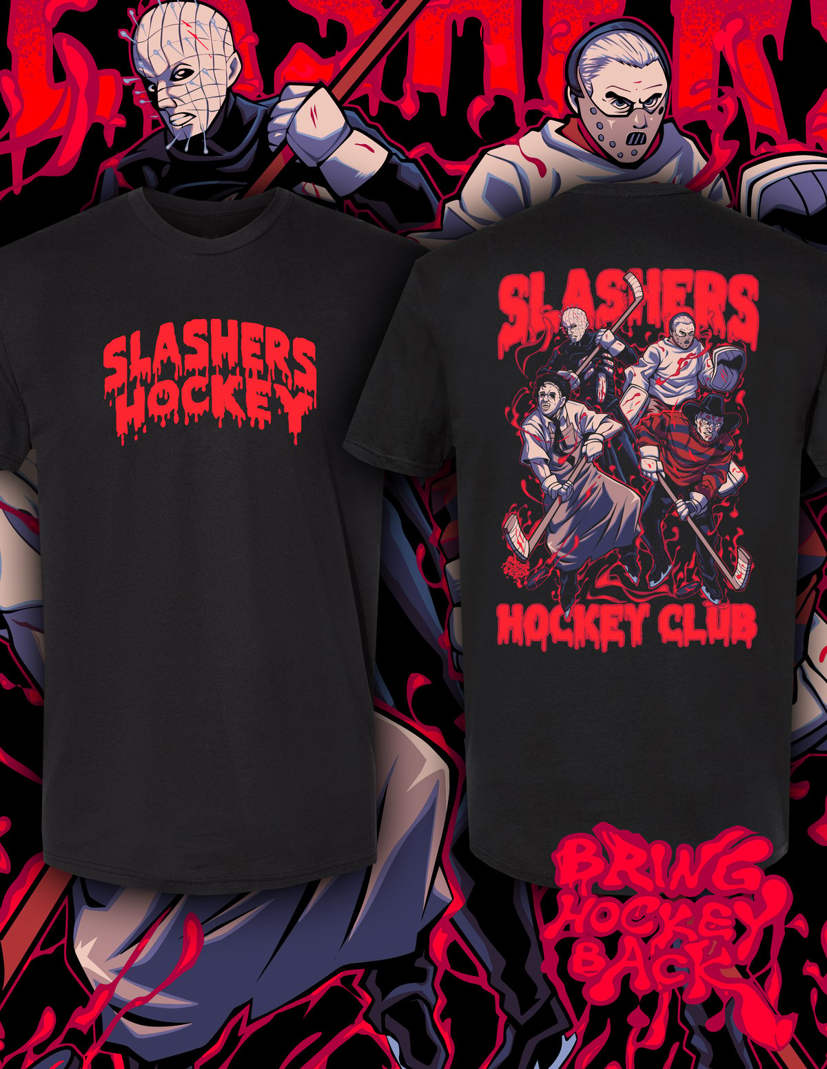 Slashers Hockey - Front / Back Combo