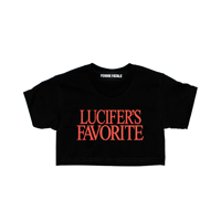 Image 1 of LUCIFER'S FAVORITE CROP-TOP