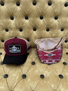 Image of Klos Equipped Hats - Maroon (Cream mesh)