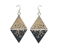 Shattered Triangle Earrings