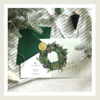 Image 3 of Gold Lux : Single Christmas Card