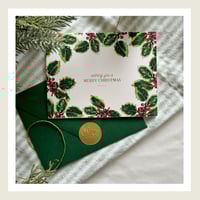 Image 1 of Gold Lux : Single Christmas Card