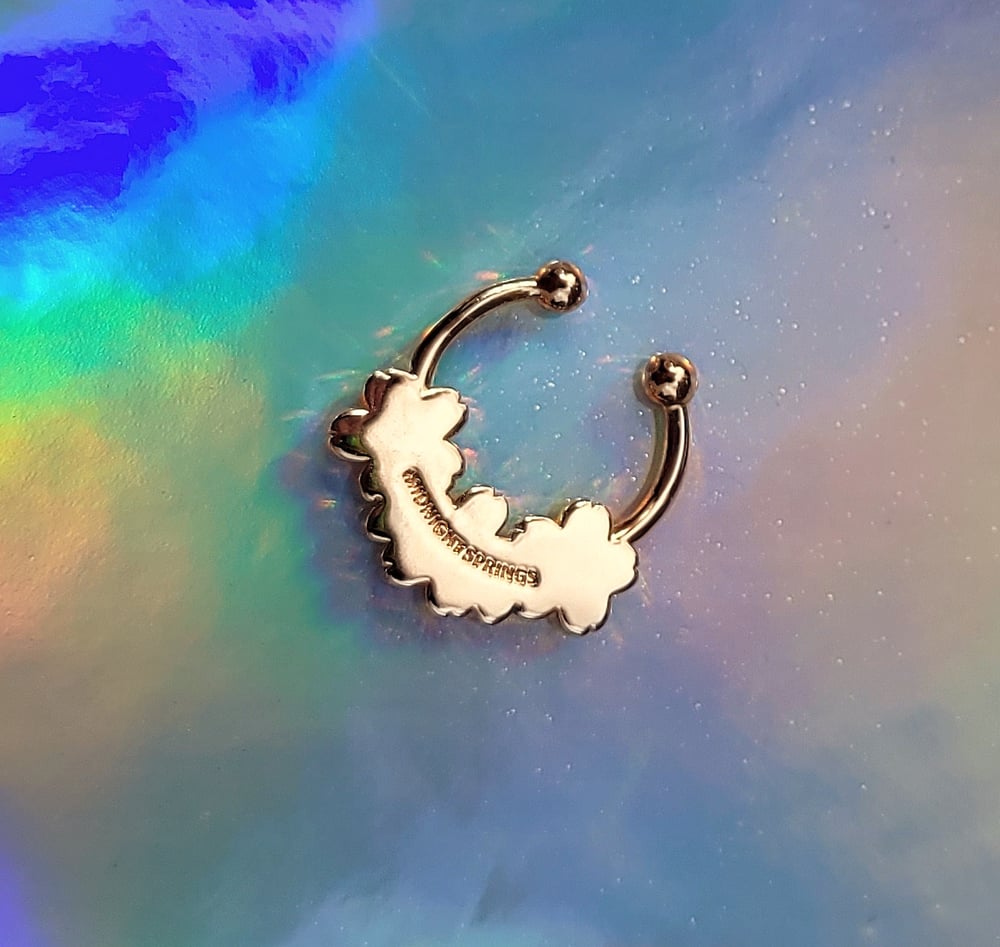 Image of PREORDER Sakura Septum Nose Rings - 16G AND Faux