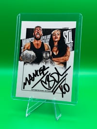 MANCE WARNER SDL DUAL SIGNED TRADING CARD