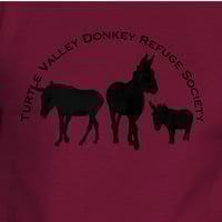 Image 4 of CLEARANCE SALE - Adult Maroon Sunrise Donkey Pullover