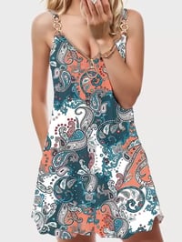 Image 1 of Shift V-neck dress