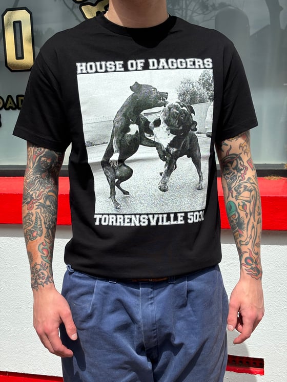 Image of Black dog tee