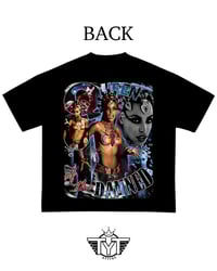 Image 2 of Oversized Cropped 'Akasha Face' Shirt