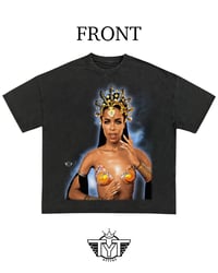 Image 1 of Oversized Cropped 'Akasha Body' Shirt