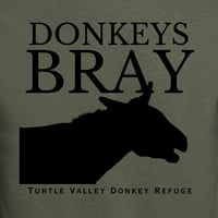 Image 5 of CLEARANCE SALE - Adult Donkeys Bray Green T-Shirt