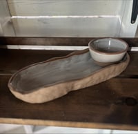 Image 1 of POTTERY APPY TRAY (with bowl)