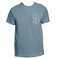 Image 2 of CLEARANCE SALE - Adult Donkey Logo Blue T-Shirt