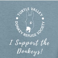 Image 4 of CLEARANCE SALE - Adult Donkey Logo Blue T-Shirt