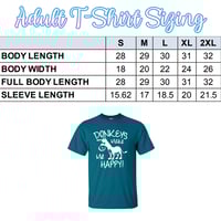 Image 3 of *PRE-ORDER: Adult Happy Donkey T-Shirt