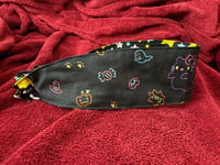 Image 1 of Neon Ghost Cat Reverisble Headband