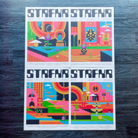 Image 1 of STRFKR 2024 Tour Poster Bundle 18" x 24" (4 Designs)