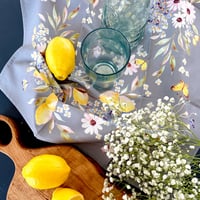 Image 4 of Set of 2 - 100% Organic Cotton large Tea towels 19”x28” - LemonLemon