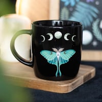 Dark Forest Luna Moth Mug