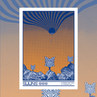 Image of SUUNS gigposter Paris 2024