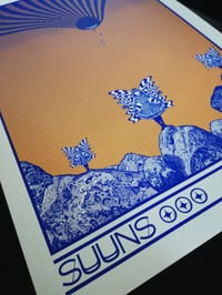 Image of SUUNS gigposter Paris 2024