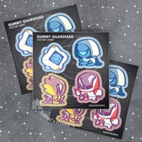 GUMMY GUARDIANS sticker sheet