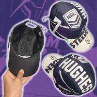 Image 3 of Melbourne storms 'Hughes' 5 panel hat