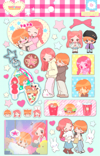 LOVELY COMPLEX [VER.2] sticker sheet  PREORDER 