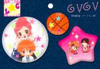 Lovely Complex: Button set 