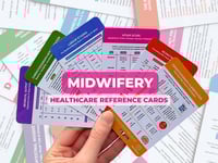 Image 1 of Midwifery Healthcare Reference Cards