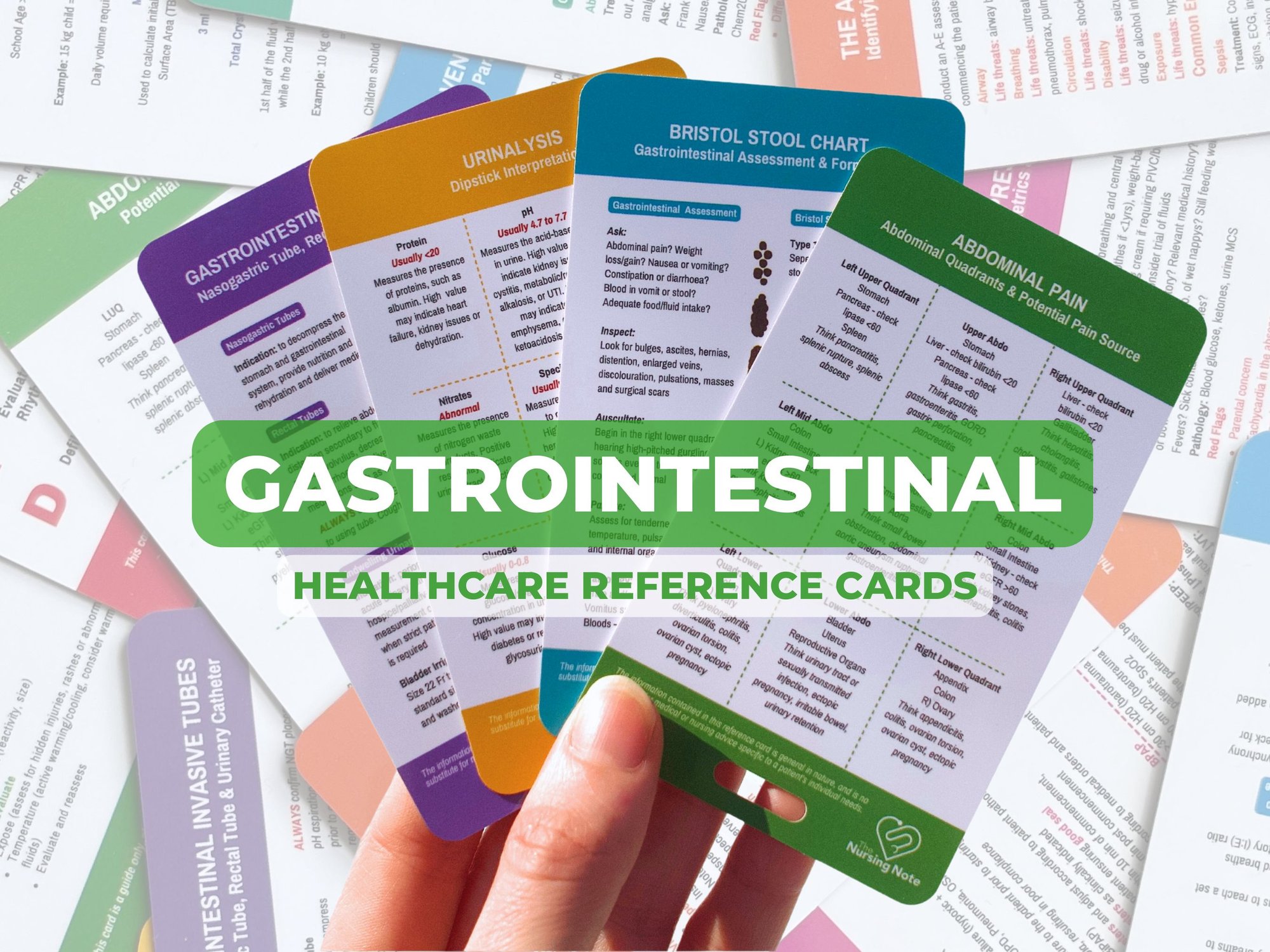 Nursing Reference Cards Nurse Study Notes Nursing Flashcardsescala De ...
