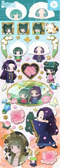 The Apothecary Diaries Sticker Sheet [pre-order]