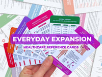Image 1 of Everyday Expansion Healthcare Reference Cards