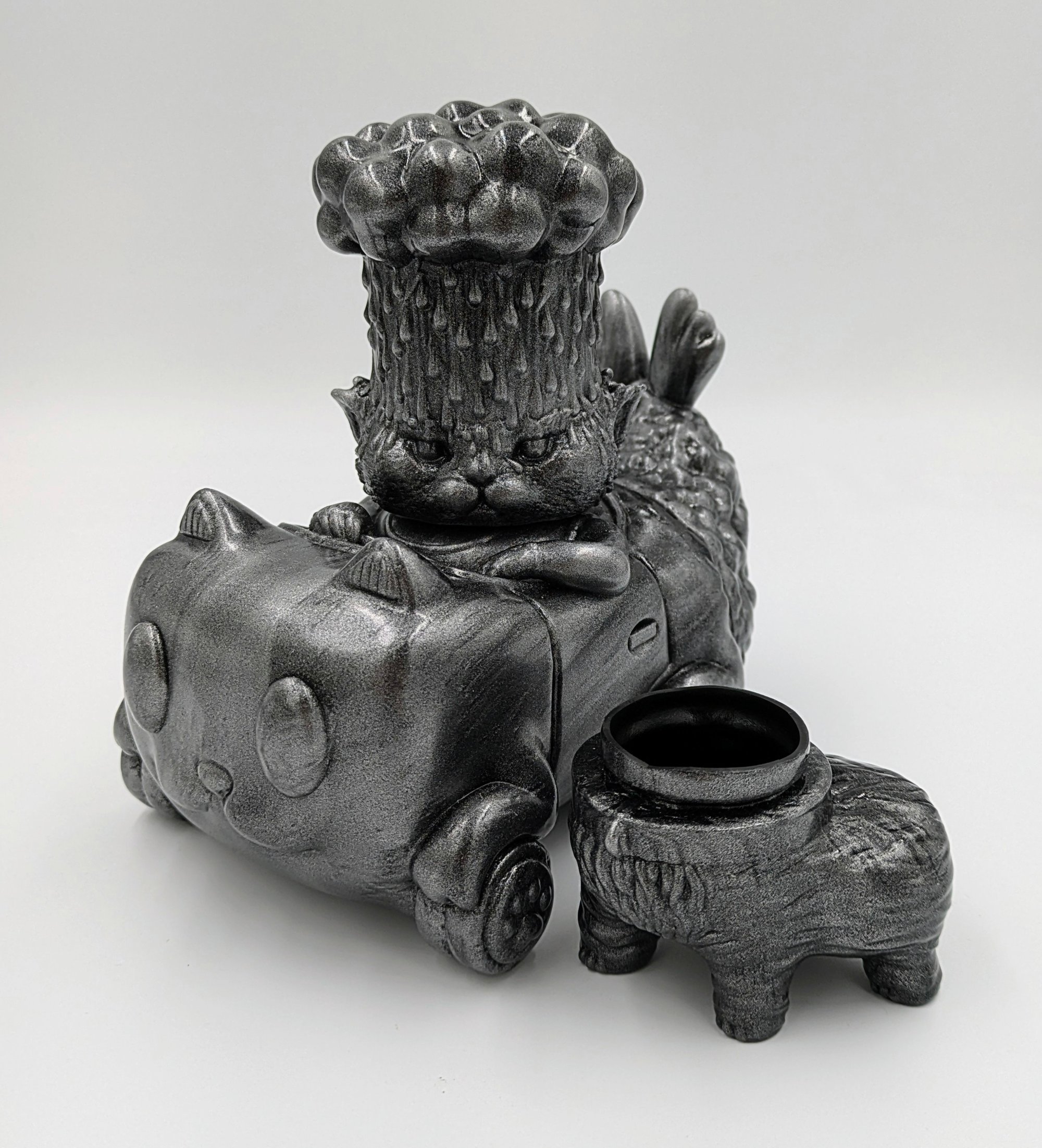 海老天猫カー＋どしゃぶり猫セット ( Shrimp Tempura Cat Car + Heavy 