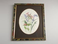 Image 2 of Vintage Watercolour Painting, Wildflowers by Moira Smith 1983, in Frame Sized 13 3/8 x 11 3/8 ins