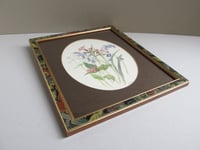 Image 3 of Vintage Watercolour Painting, Wildflowers by Moira Smith 1983, in Frame Sized 13 3/8 x 11 3/8 ins